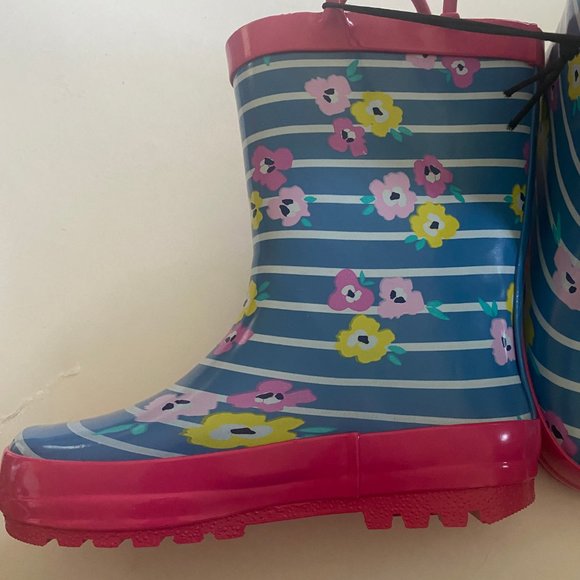 K KomForme Girls kids Boots RainBoots Rubber - Picture 8 of 13